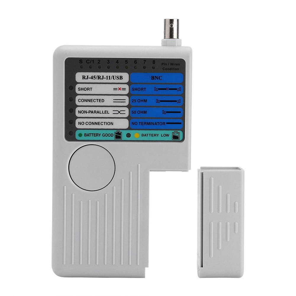 Testeur de câble réseau USB BNC , indicateur LED multifonctionnel, à réponse rapide, facile à utiliser, Portable