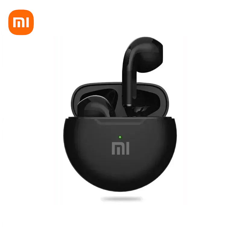 Xiaomi pro6 sem fio bluetooth fone de ouvido sem fio fones estéreo esportes à prova dwaterproof água microfone: Preto