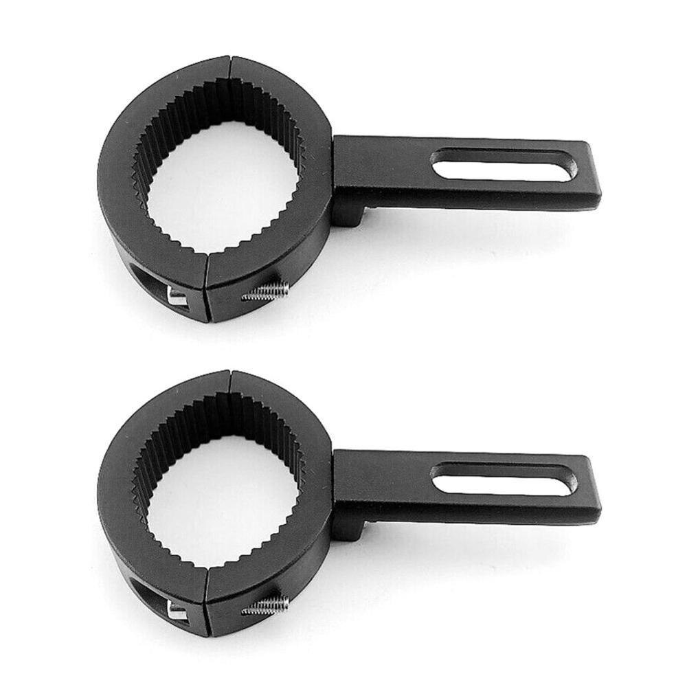 2x Motorrad-Scheinwerfer Halterung - Verstellbar 20-38mm Für Bull Bars & Überrollbügel