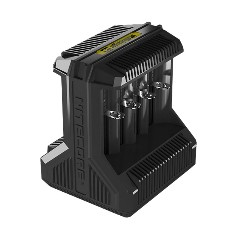 Nitecore  i8 intelligent charger, t 8 slots , 4a output smart battery charger for imr 18650 , 16340 , 10440 aa aaa 14500, 26650 and usb
