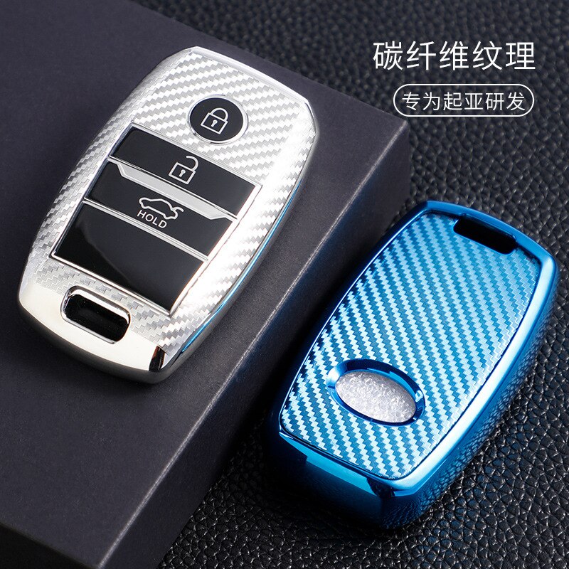 Coque de protection de voiture en TPU, Fiber de carbone, pour Kia Ceed Rio Rio5 Sportage R K3 KX3 K4 K5 Ceed Sorento Cerato Optima