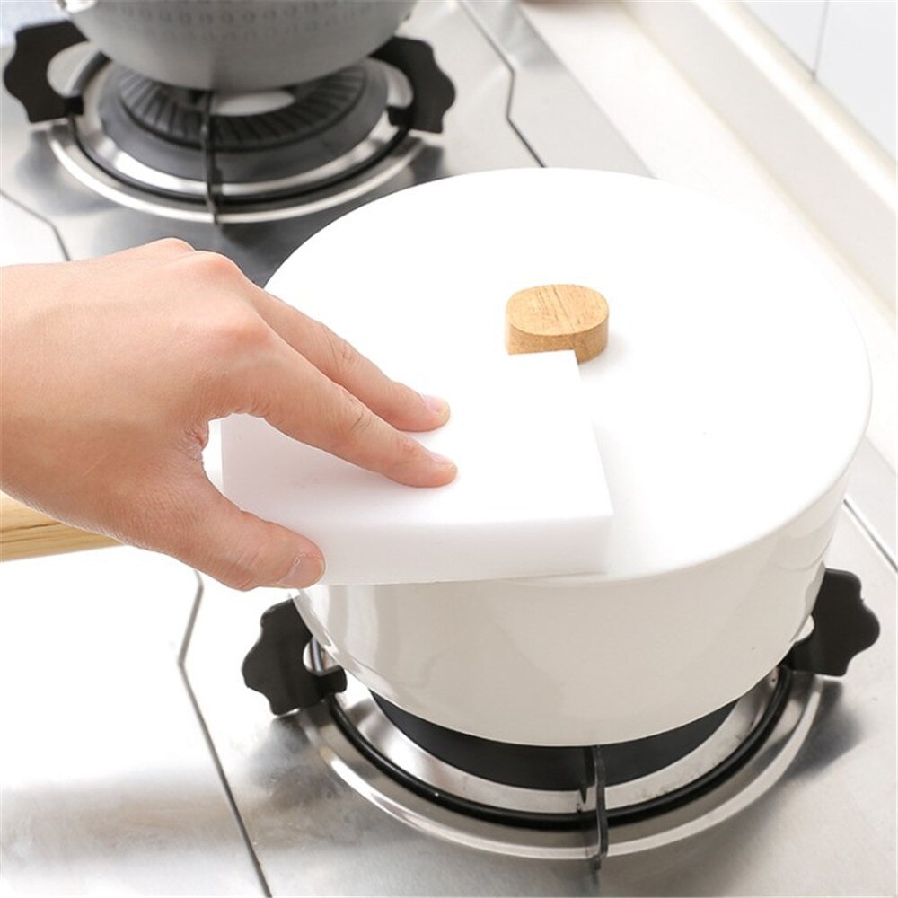 White Melamine Sponge Magic Sponge Eraser For Kitchen Office Bathroom Clean Accessory/Dish Cleaning Nano 100*60*20mm