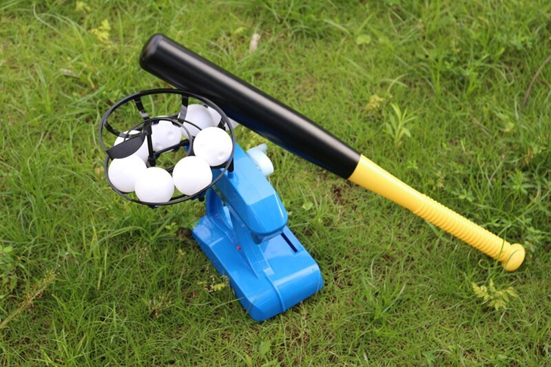 ] Kind Elektrische Baseball Machine Automatische Dispenser Praktijk Dienen Machine Familie Ouder-kind Interactief Spel Sport Speelgoed