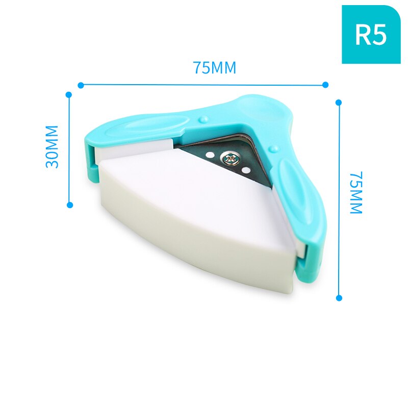 R5 Corner Round 5mm Paper Punch Card Photo Cutter Tool Craft Scrapbooking DIY Border Punch Stationery Supplies: Blue