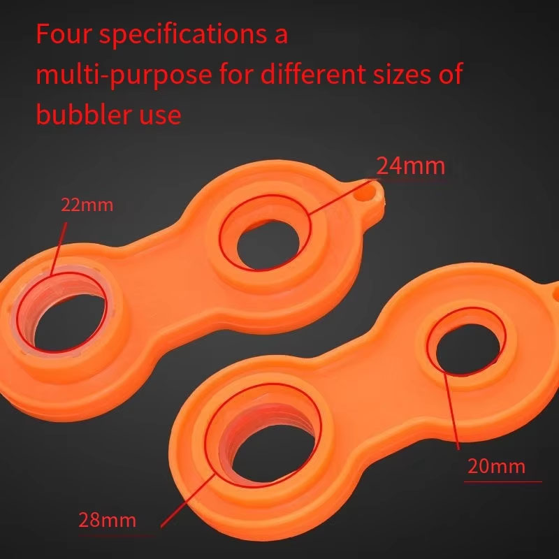 Llave para burbujeador de grifo, salida de agua, dispositivo de boquilla de filtro de desmontaje, llave de mantenimiento multifuncional disponible en todos los lados