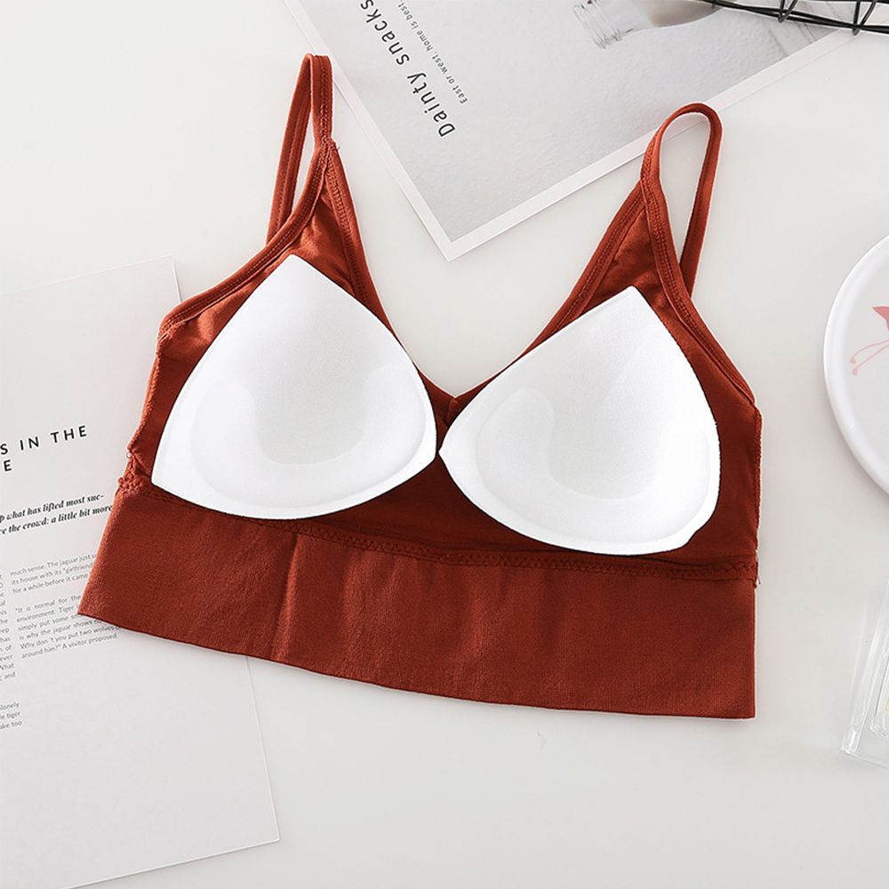 Large U-shaped Beauty Back Sling Strap Seamless Women Push Up Bra Removable Padded Brassiere Bralette Fitness Women Underwear