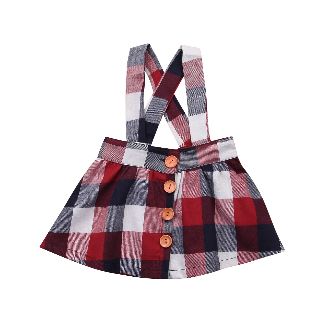 Toddler Baby Kid Girls Plaid Skirts Summer Spring Children Girls Costumes