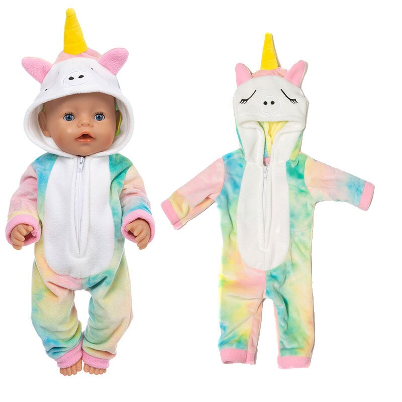 neue Anzug Fit Für 43cm Baby Born Puppe 17inch Geboren Babys Puppe Kleidung: 05