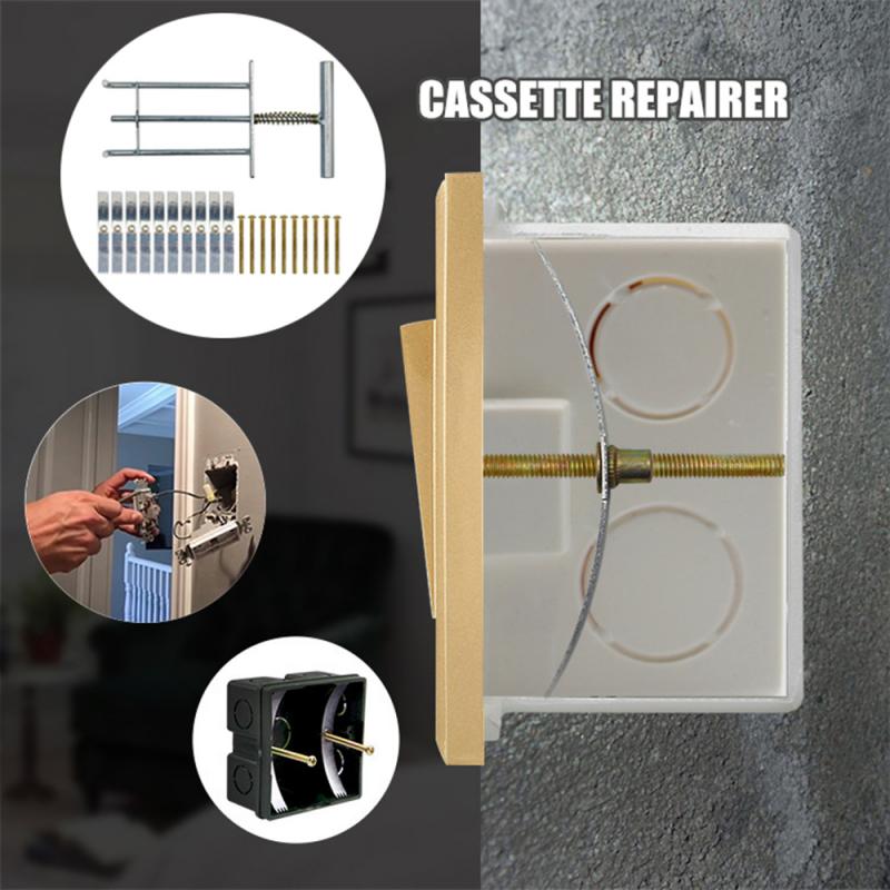 10PC 86Type Dark Box Repair Screw Manganese Ssteel Replace Old Junction Box Fixed Wall Switch Socket Mount Cassette Repair