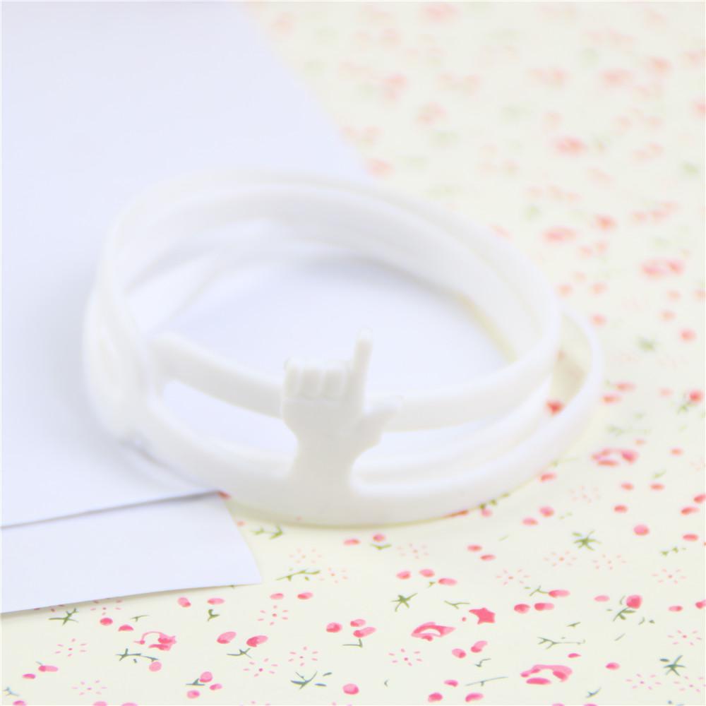 Cute Silicone Finger Pointing Bookmark Book Mark Office Supply Funny