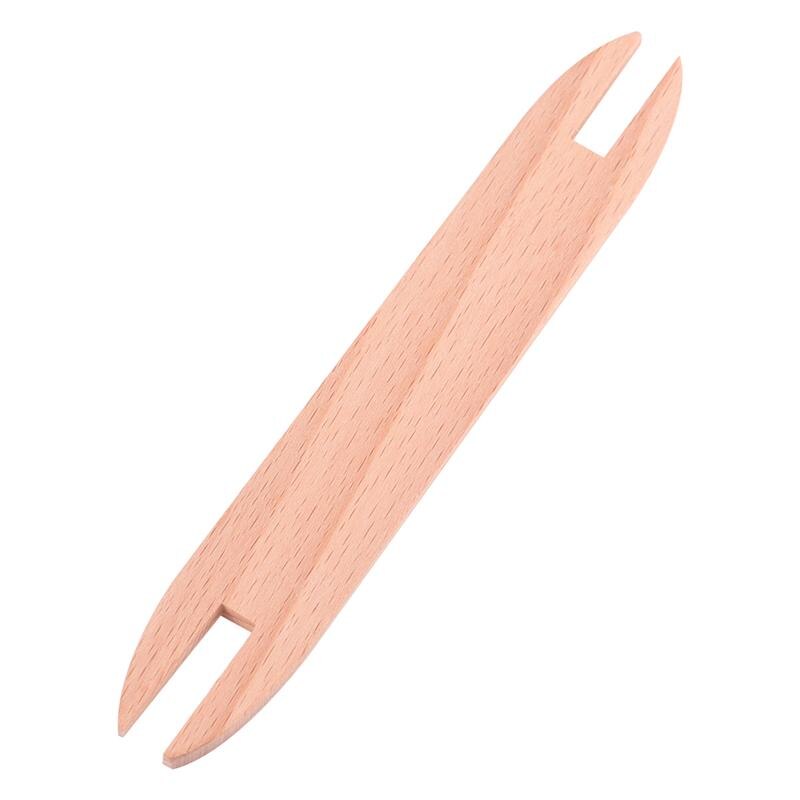 1 pc Wooden Shuttle Portable Weaving Stick Knitting Tool for Scarf