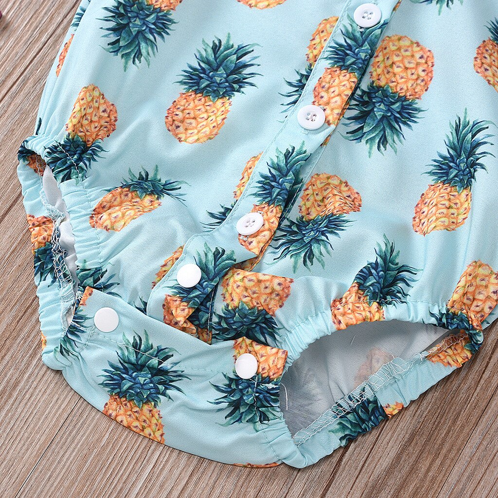 Neugeborenen Baby-spielanzug Jungen Krawatte Gentlement Ananas Print Romper Kleidung neue geboren baby kleidung Neue #40