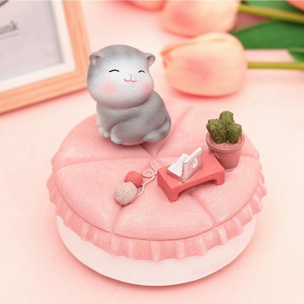 Grappige Roze Hars Kitten Musical Box 2 Soorten Kinderen Voor Jongens Meisjes