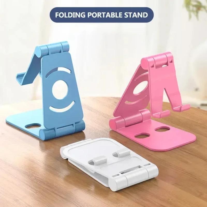 Folding Cell Phone Stand Fully Adjustable Foldable Mobile Phone Holder Cradle Dock Compatible with iPhone 15 14 13 12 Pro Max Xs