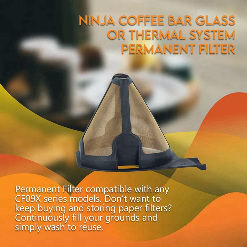 Filtre de remplacement réutilisable pour Bar à café Ninja, système de filtre thermique Permanent pour modèles de la série CF09X