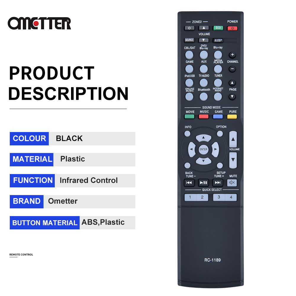 RC-1189 para piezas de receptor AV de Control remoto Denon AVR-S700W AVR-S710W AVR-S720W AVR-X1100W AVR-X1200W