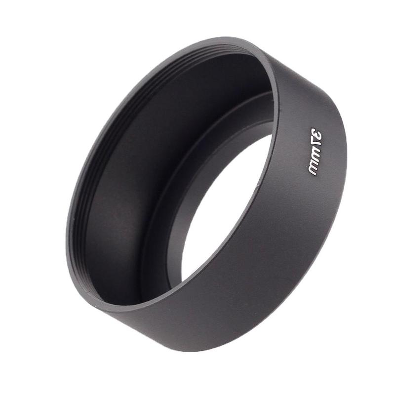 37mm Universal Camera Black Thread Mount Metal Lens Hood Accessories Protector Camera U8L6