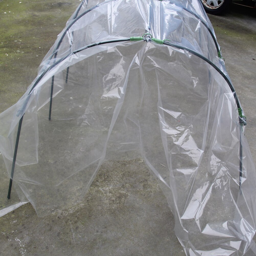 Transparent Vegetable Greenhouse Agricultural Cultivation Plastic Cover Film Waterproof Anti-UV Gardening Protect Plants