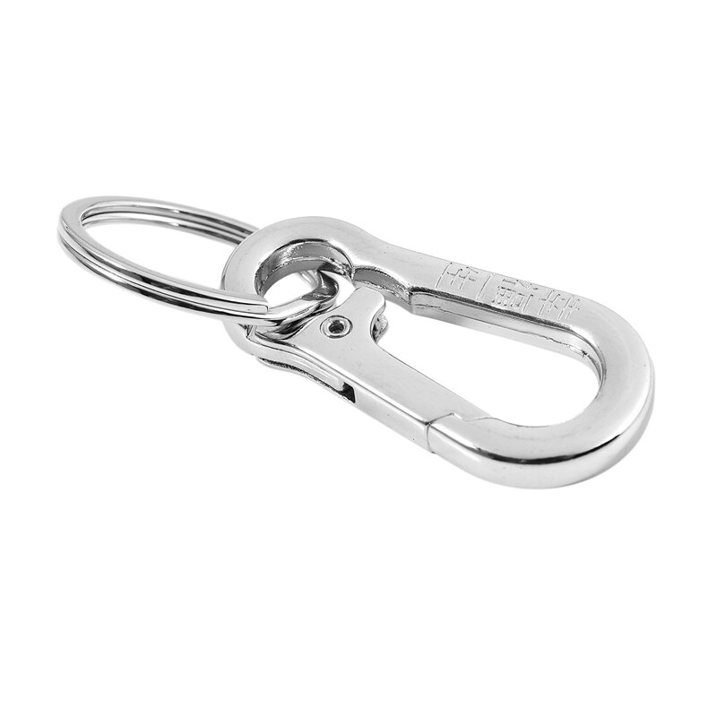 Glossy Metal Lobster Clasp Single Ring Keyring Key Chain