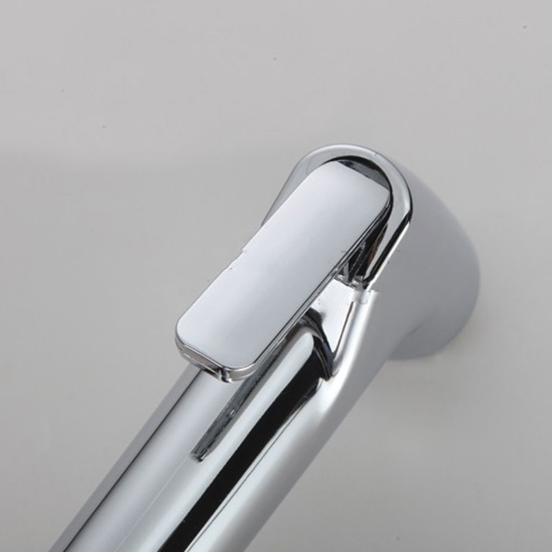 Håndholdt toalett bidet sprøyte bad bidet kran spray dusjhode håndsprøyter dusjhode selvrensende spyleenhet: Ingen trykk
