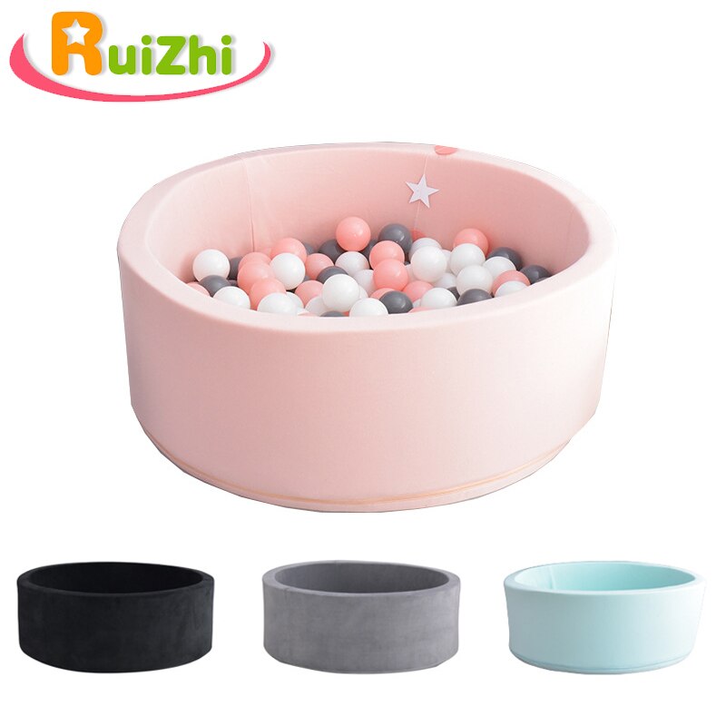 Ruizhi Baby Ronde Soft Game Box Oceaan Ballenbad Pit Kinderen Room Decor Kinderen Verjaardag Christmas Kinderen Speelgoed RZ1093