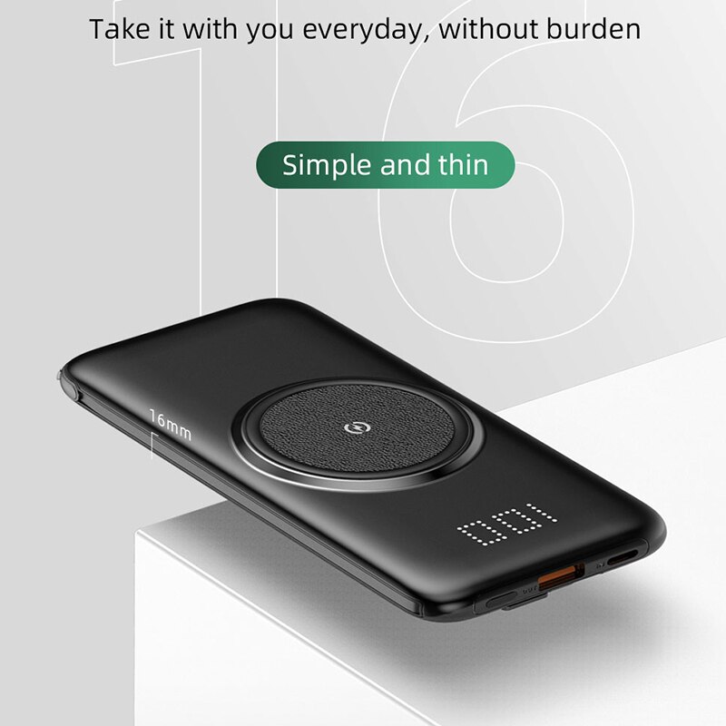 10000 mah multifunctionele lijnoplader po slanke mobiele power draagbare externe batterijlader voor iphone samsung xiaomi