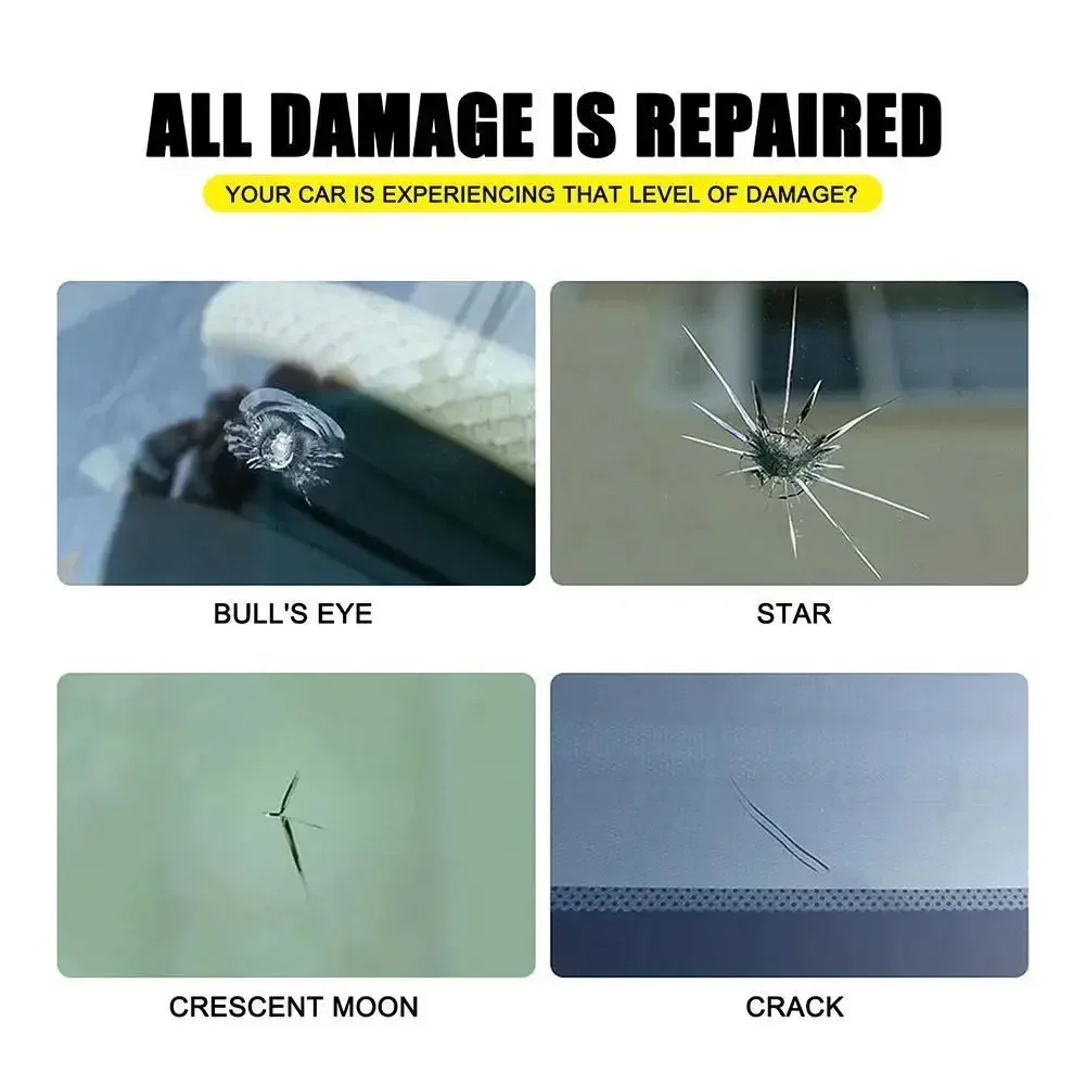 Xiaomi Auto Glas Reparatur Heilung Kleber Fenster Risse Weg Bausatz Entfernen Kratzer Automobil Gebrochene Reparatur Windschutzscheibe Riss Erholung einstellen