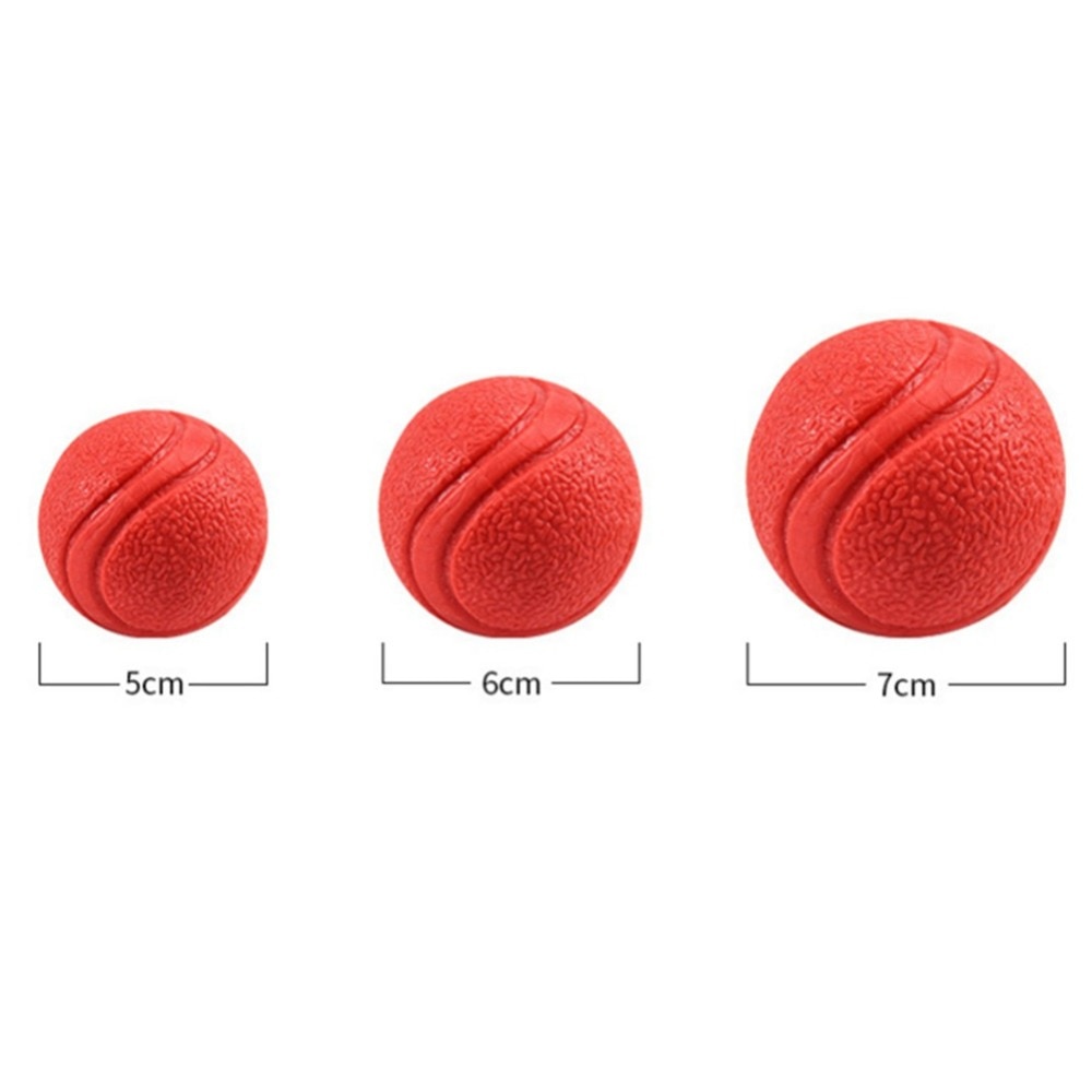Haustier Hund Spielzeug extra-hart Gummi Ball Spielzeug Lustige Interaktive Elastizität Ball Hund Kauen Spielzeug Für Hund Zahn Reinigung teethbrush Bälle