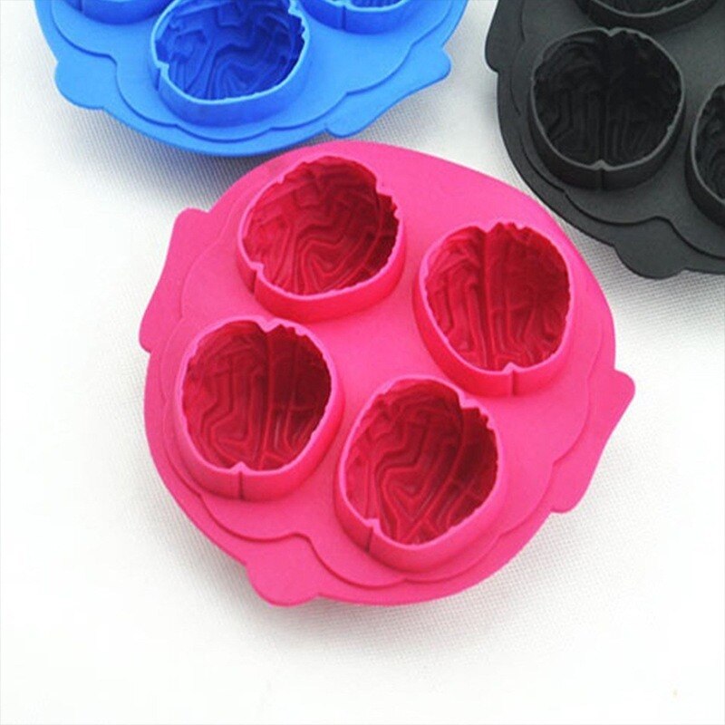 Fun DIY brain shape ice tray mold Fred brain ice mold | ice tray TPR food ice tray small ice cube kitchen gadgets