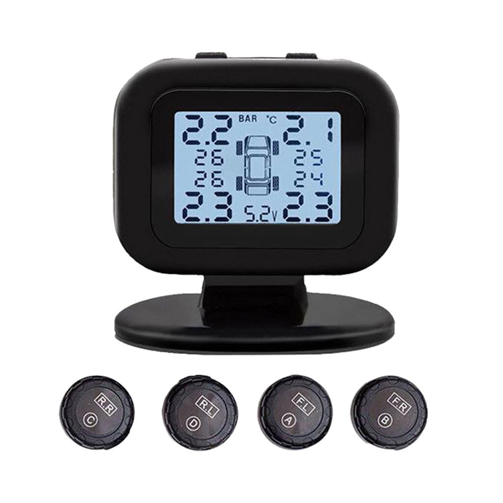 Auto Car Tire Pressure Monitor Tyre Monitoring System External TPMS 0-3.5 Bar