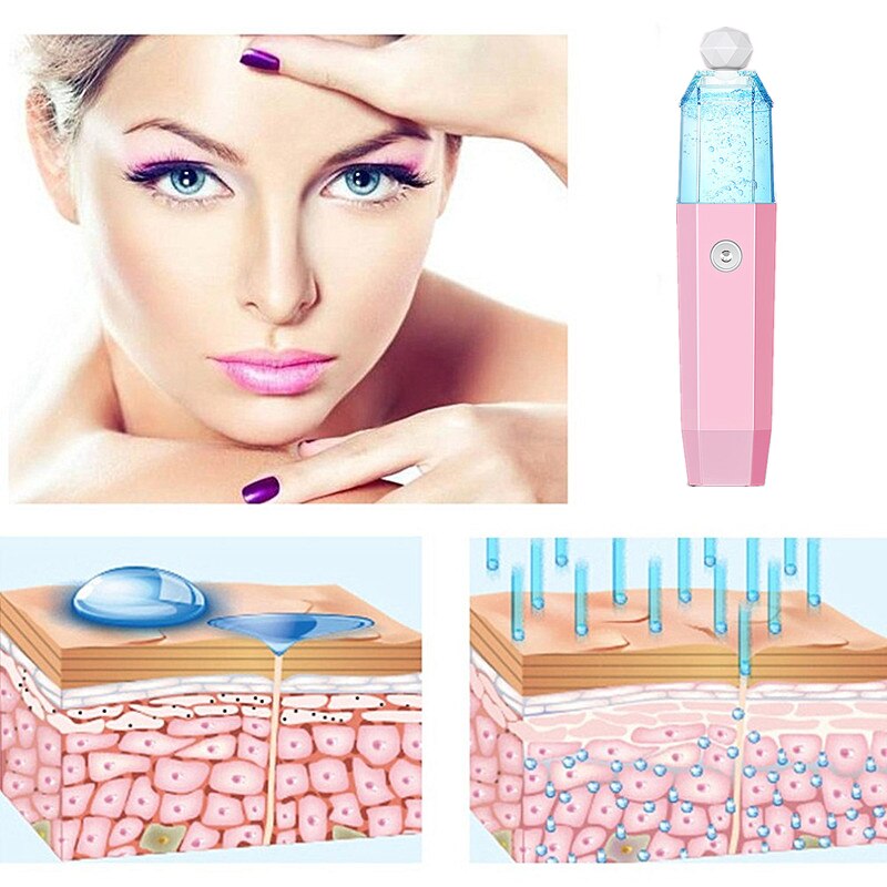 1Pc Usb Oplaadbare Luchtbevochtiger Air Diffuser Handheld Ultrasone Mini Luchtbevochtiger Draagbare Stoom Gezicht Luchtbevochtiger Voor Thuis Auto