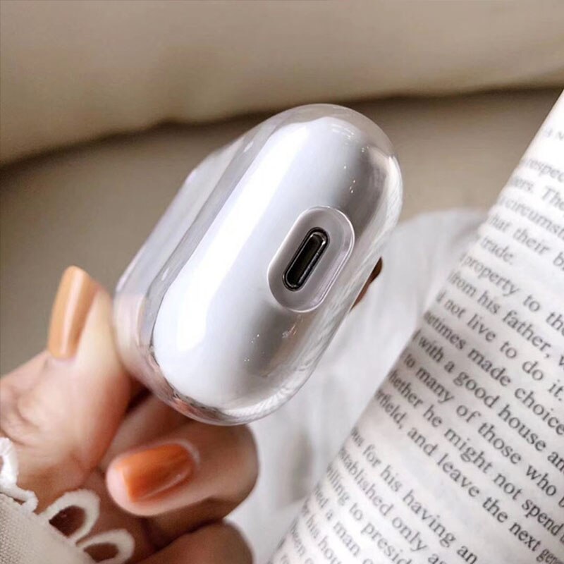 Fruit Transparent Cute Case For Apple airpods Case Cover Summer Peach Bluetooth Earphone Case For Airpods Headphone Hard Case