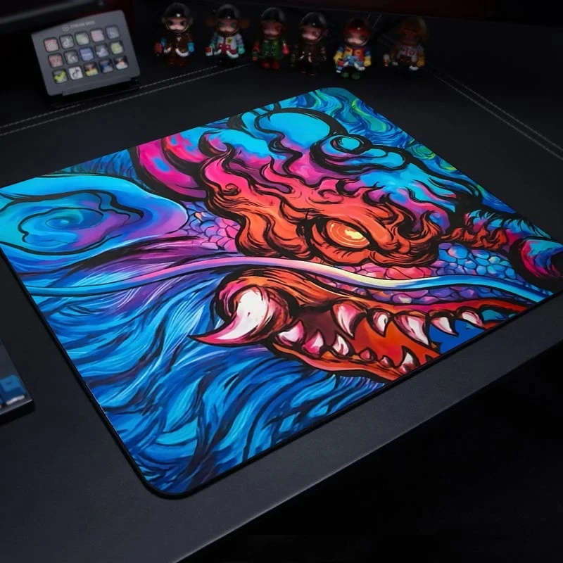 Esports-Tiger-Tapis de souris de jeu Bonito Mouse Sub, tapis de bureau Gamer, polymères protecteurs, Anime Cartoon: Argent