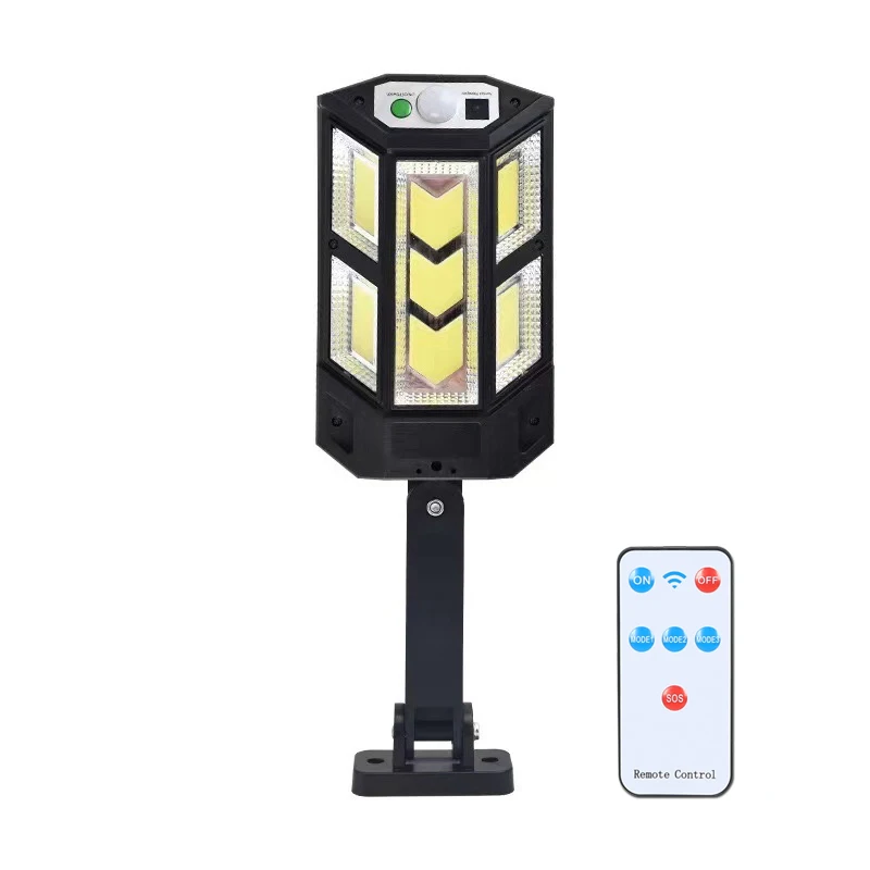 Nieuwste led-lampen op zonne-energie , 9900lm buitenlampen op zonne-energie met bewegingssensor, 4 standen, waterdicht ,  ip65 tuinlampen op zonne-energie voor op straat of in de tuin.: Rgb