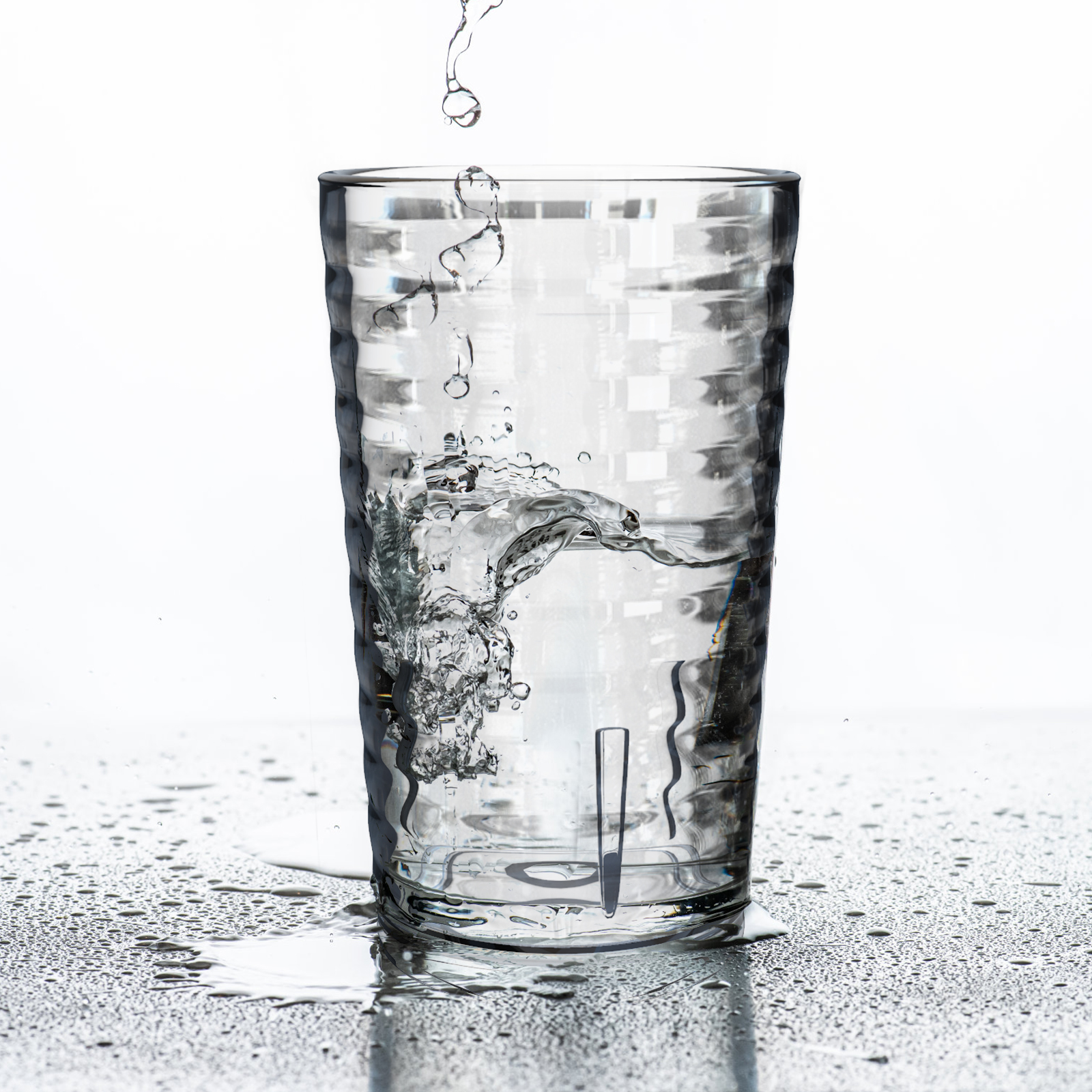 6PCS 385ml Stackable Plastic Glasses Unbreakable Tumblers Food Grade Materials Acrylic Drinking Glasses Set Of 6