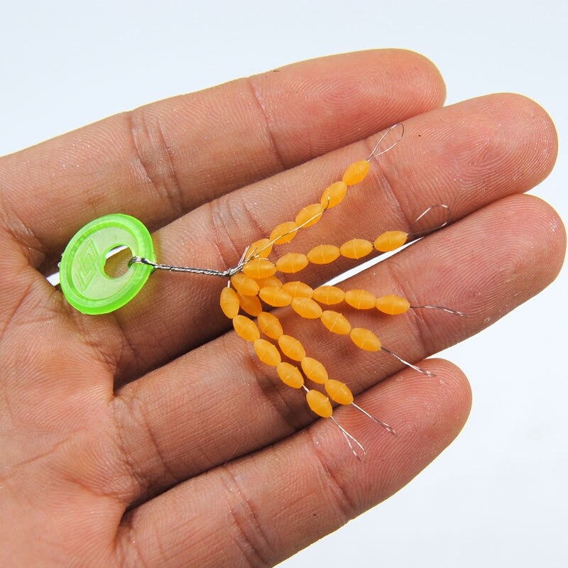 2 stk = 60 stop fiskegrej tilbehør prmium karpe fiske gummi stop til rigning flyde ledning positionering