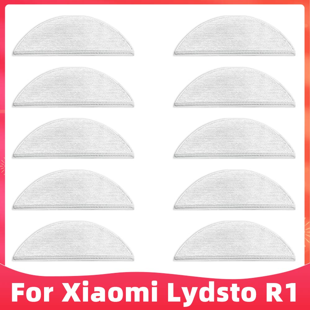 Compatibile per Lydsto R1 / R1A / R1 pro / S1 robot aspirapolvere ricambio ricambio spazzola laterale principale filtro Hepa Mocio pad sacchetto della polvere: Kaki scuro