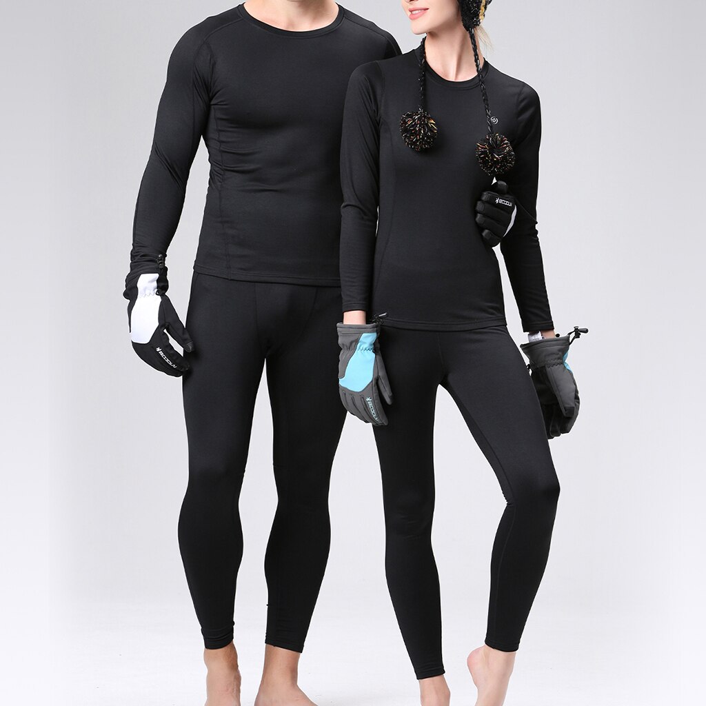 Winter Thermisch Ondergoed Lange Mouw Lange Onderbroek Base Layer Top & Bottom Set