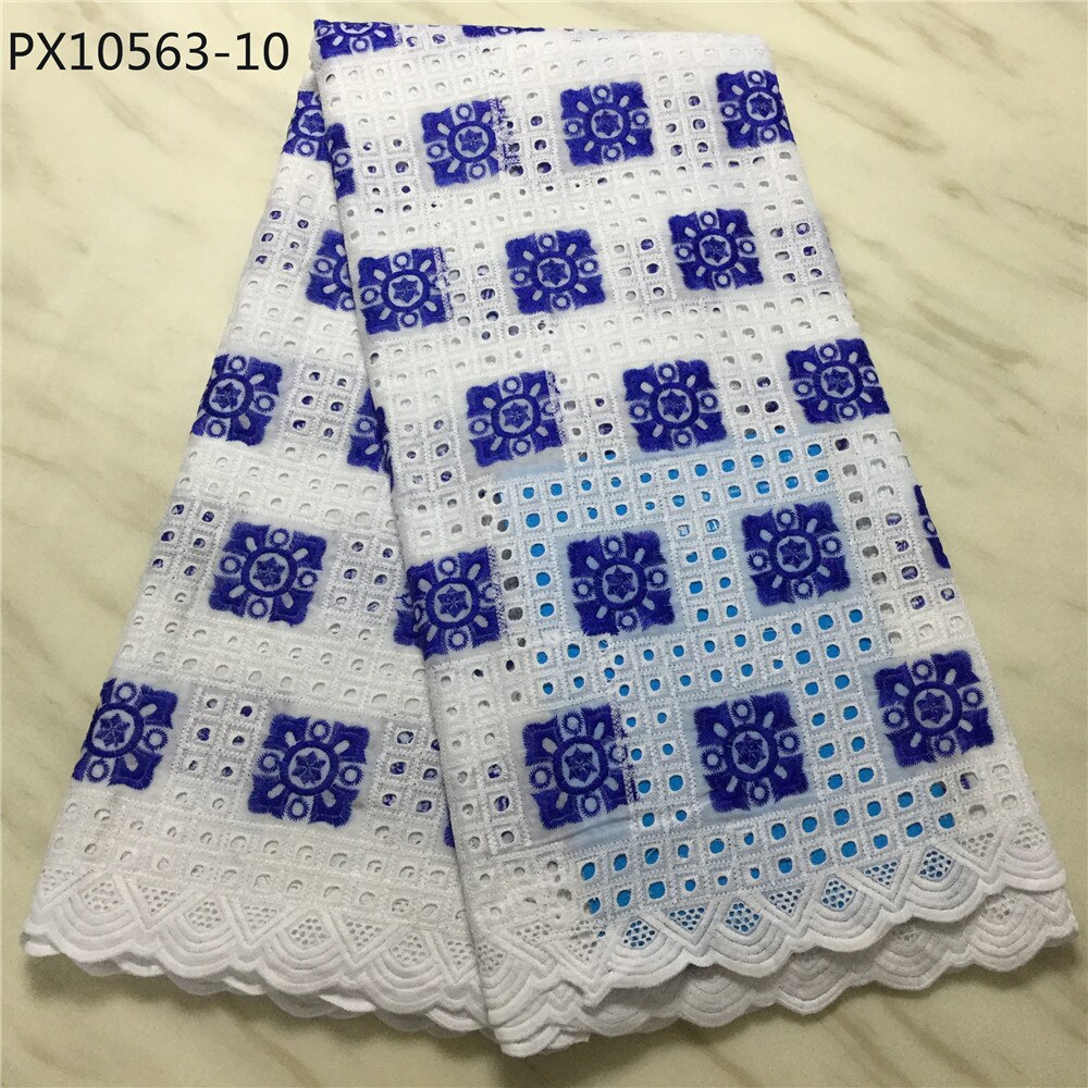 Bon prix le dernier tissu en coton et dentelle sèche suisse pour fête de dame: 120cm / 10