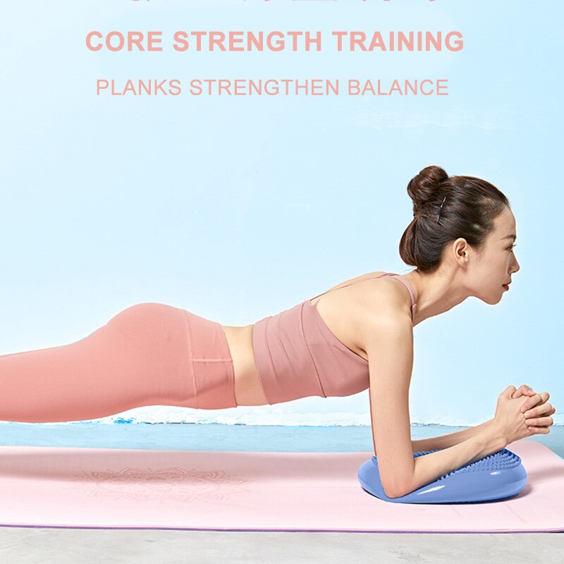 Duurzaam Opblaasbare Balance Pad Voor Yoga Pilates Zachte Kussen Taille En Buik Stabiliteit Core Training Yoga Fitness Disc Kussen