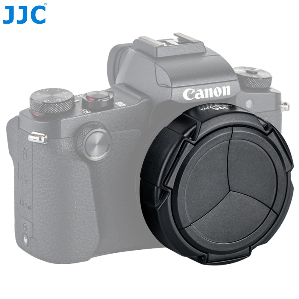 JJC Dedicated Auto Open and Close Lens Cap Lens Protector for Canon PowerShot G1X Mark III G1X M3 Digital Camera Auto Lens Cap