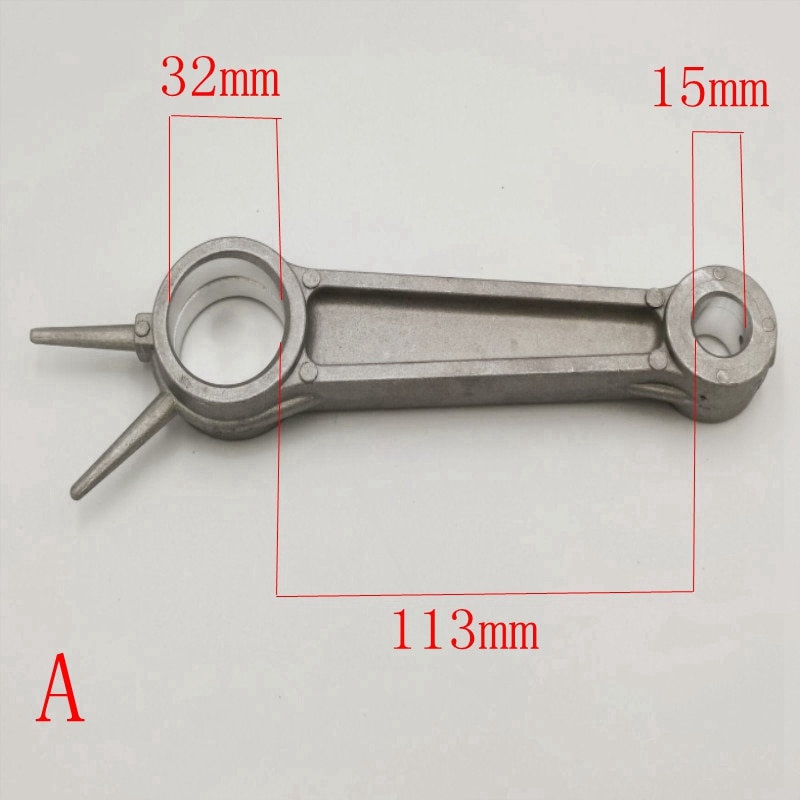 Air Compressor Connecting Rod Silver Tone Aluminum Alloy For Air compressor