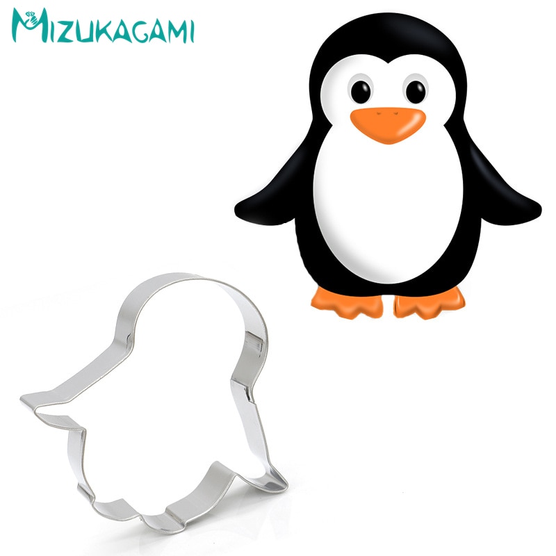 Cookie Cutter Leuke Pinguïn Shape Cake Snijden Biscuit Mold DIY Keuken Bakken Tools MS-00188