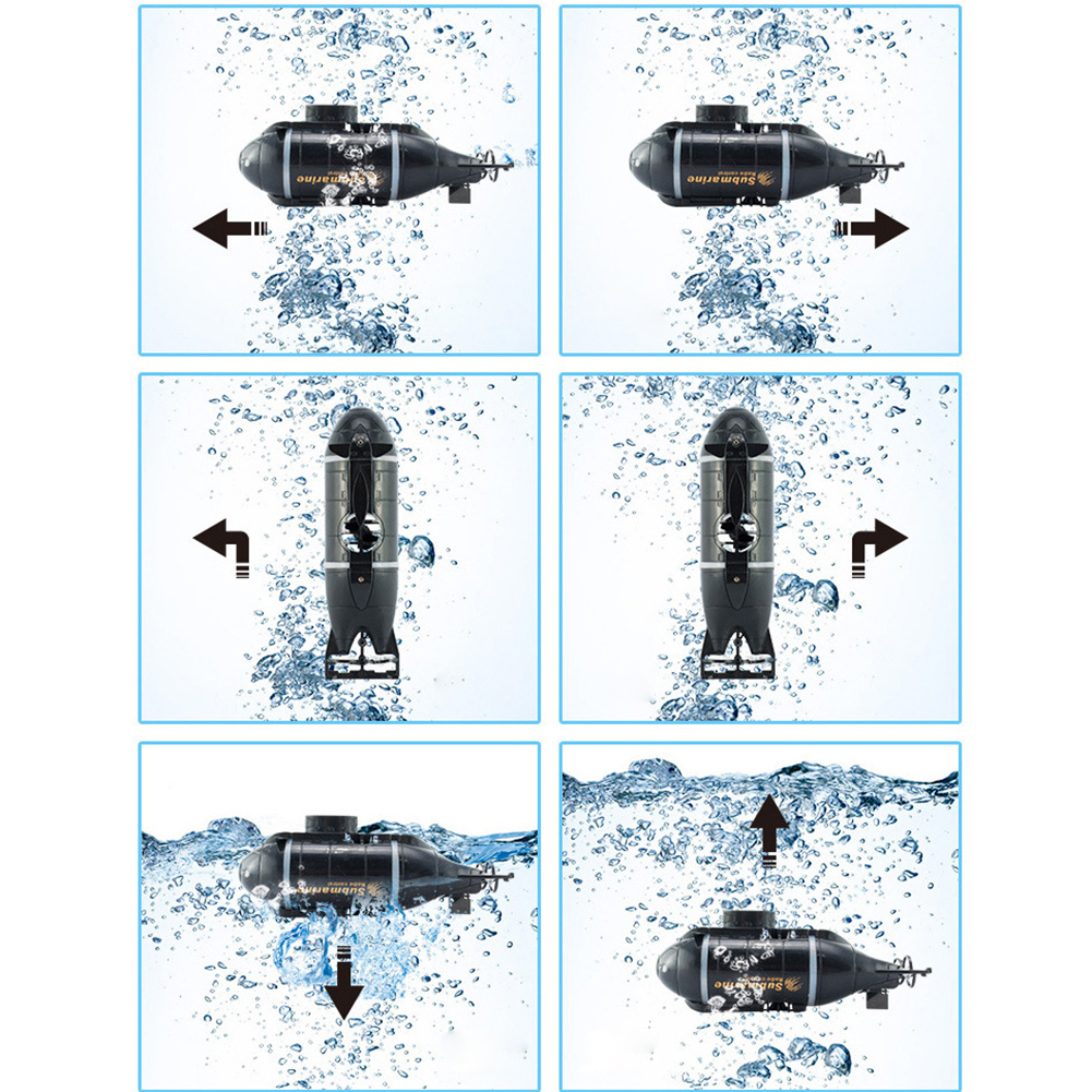 2.4G Afstandsbediening Boot Speelgoed Rc Speelgoed Elektrische 6 Kanalen Duiken Model Draadloze Afstandsbediening Submarine Boot speelgoed