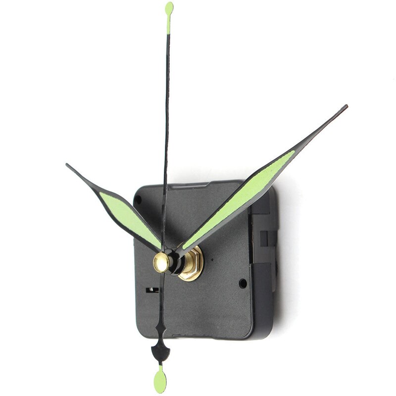 Luminoso reloj DIY reloj movimiento reloj mecanismo reloj de cuarzo Reloj de pared piezas de movimiento reparación accesorio esencial