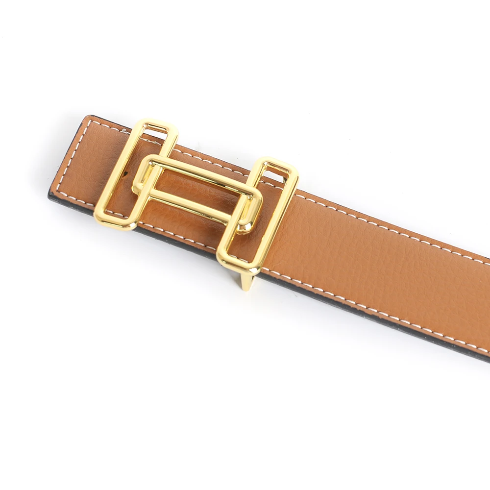 Luxe Pin Gesp Riem Heren Koeienhuid Vrouwen Echt Echt Leren Jurk Riem Voor Jeans Tailleband Blauw: GRIJS / 110Cm