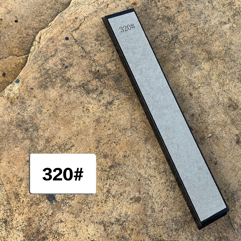 whetstone sharpener knife fixed angle knife sharpener diamond oil stone sharpening grinding Blade bars diamond sharpening stone: 320 GRIT