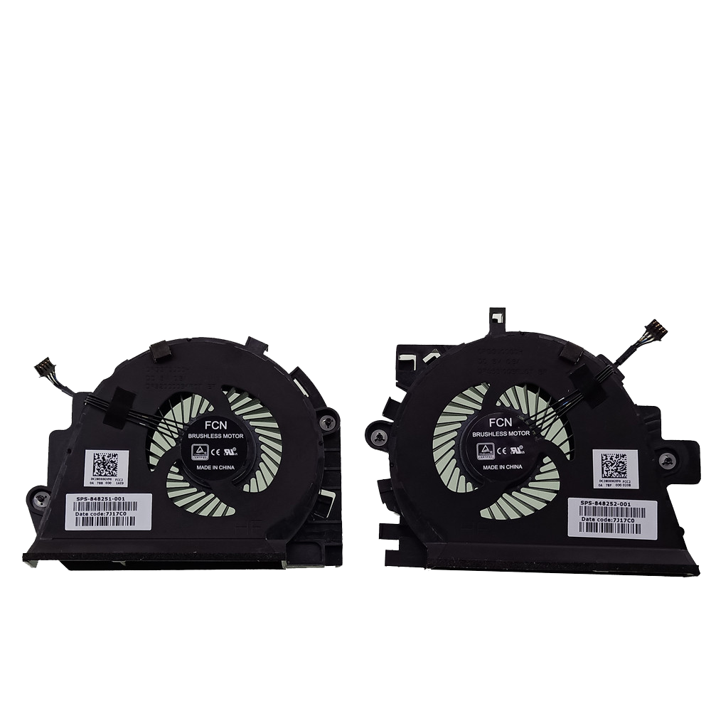 Original cpu fan gpu fan cpu køleventilator til hp zbook 15 g3 15 g 3 blæser køler 848251-001 848252-001 dc28000 gxf 0 dc28000 gvf 0