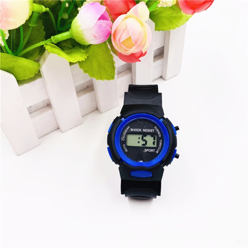 Kinderen Horloge Digital Sport Elektronische Pols Jongens Meisjes Siliconen Led Digitale Sport Verstelbare Pols Kinderen Multifunctionele Klok