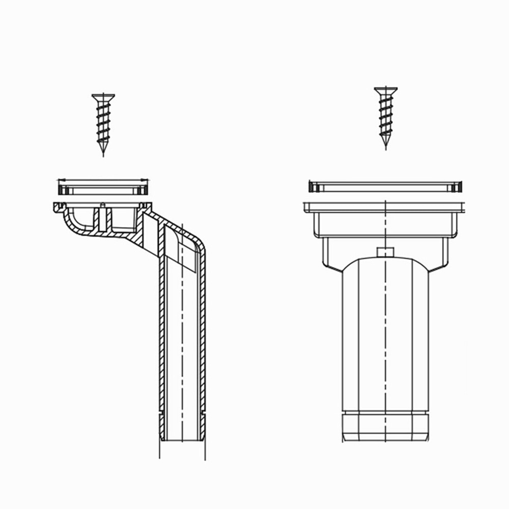 Talea Upside Square shape Sink Anti-overflow Device Sink Overflow Joint use to kitchen or bashroom sink